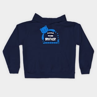 Promoted to big brother Kids Hoodie